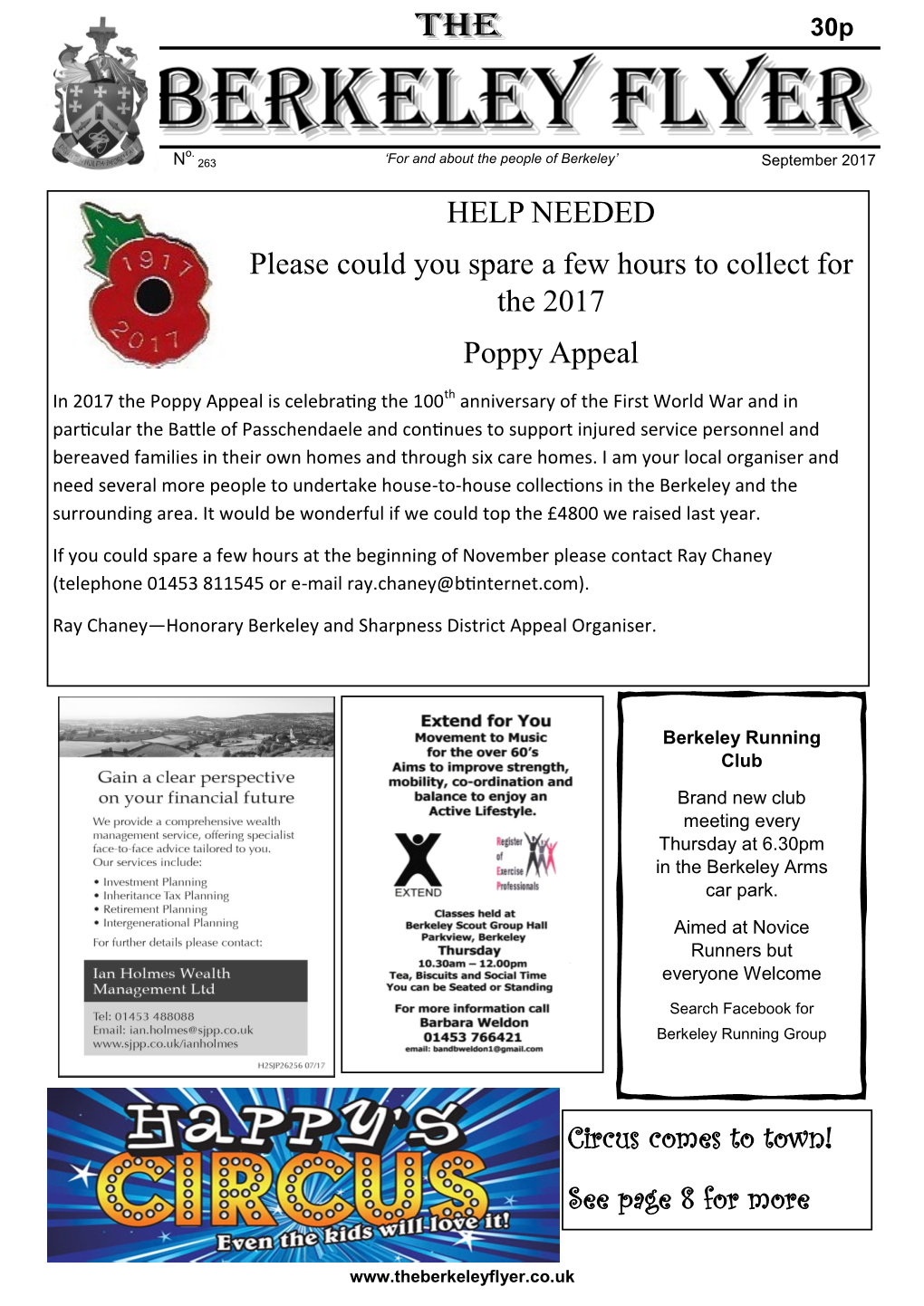 HELP NEEDED Please Could You Spare a Few Hours to Collect for the 2017