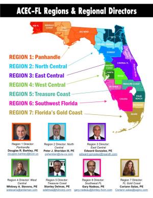 ACEC-FL Regions & Regional Directors