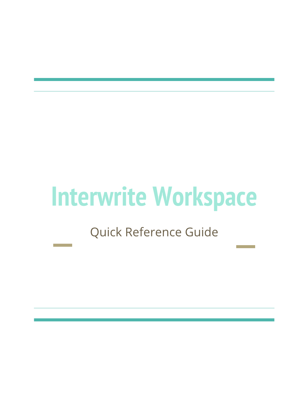 Interwrite Workspace