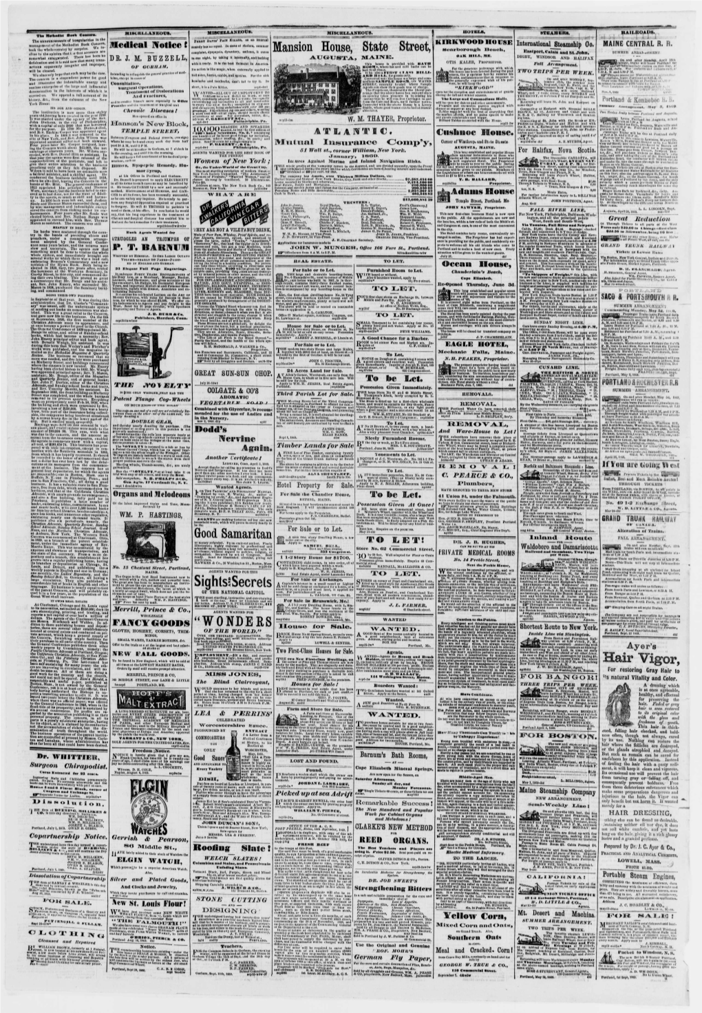 Portland Daily Press (Portland, Me.). 1869-09-29 [P ]