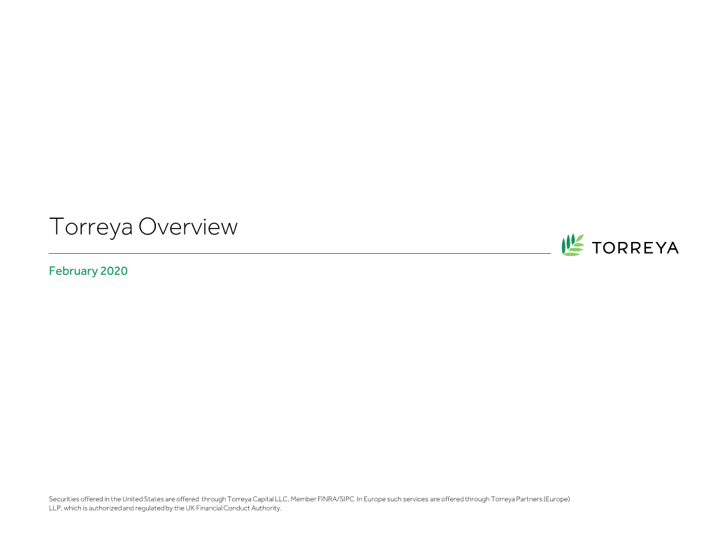 Torreya Overview