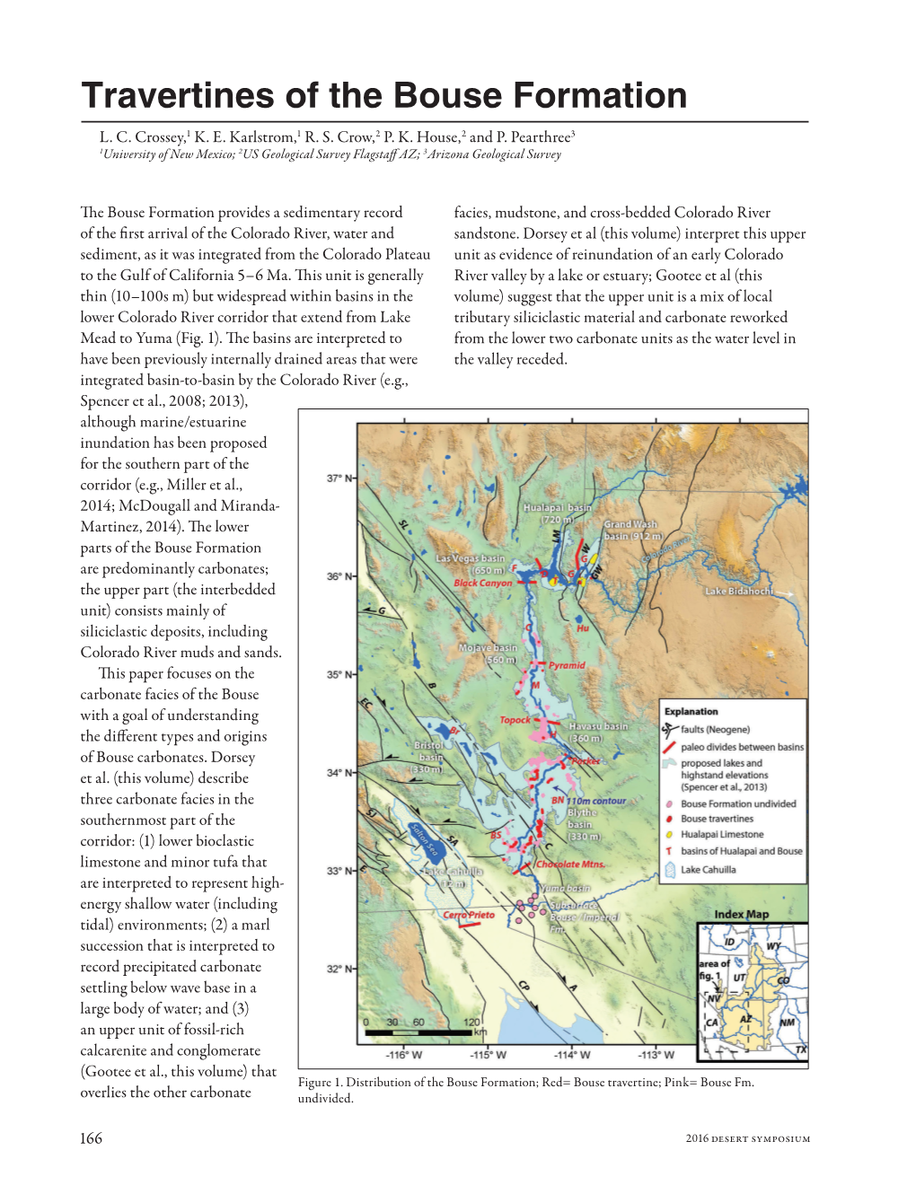 Travertines of the Bouse Formation L