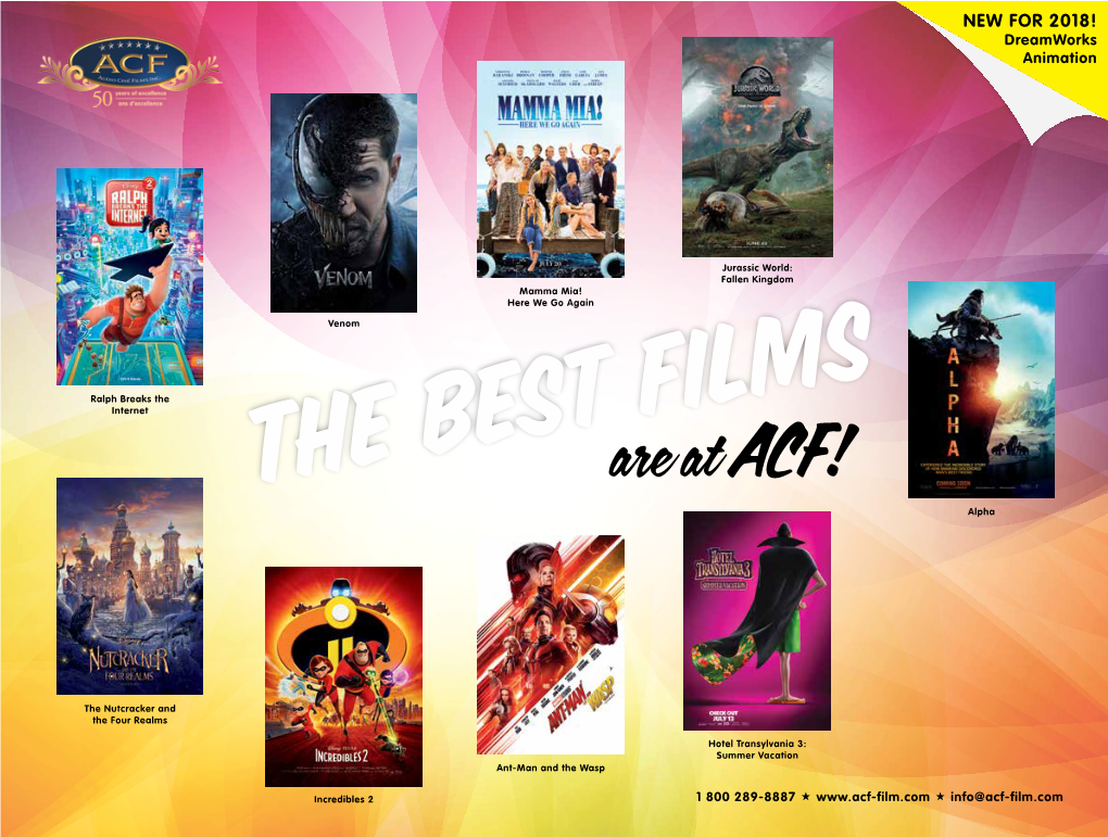 Are at ACF! the BEST FILMS Alpha