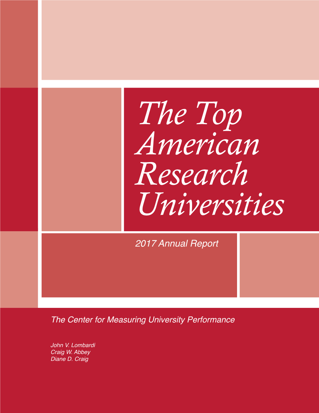 The Top American Research Universities