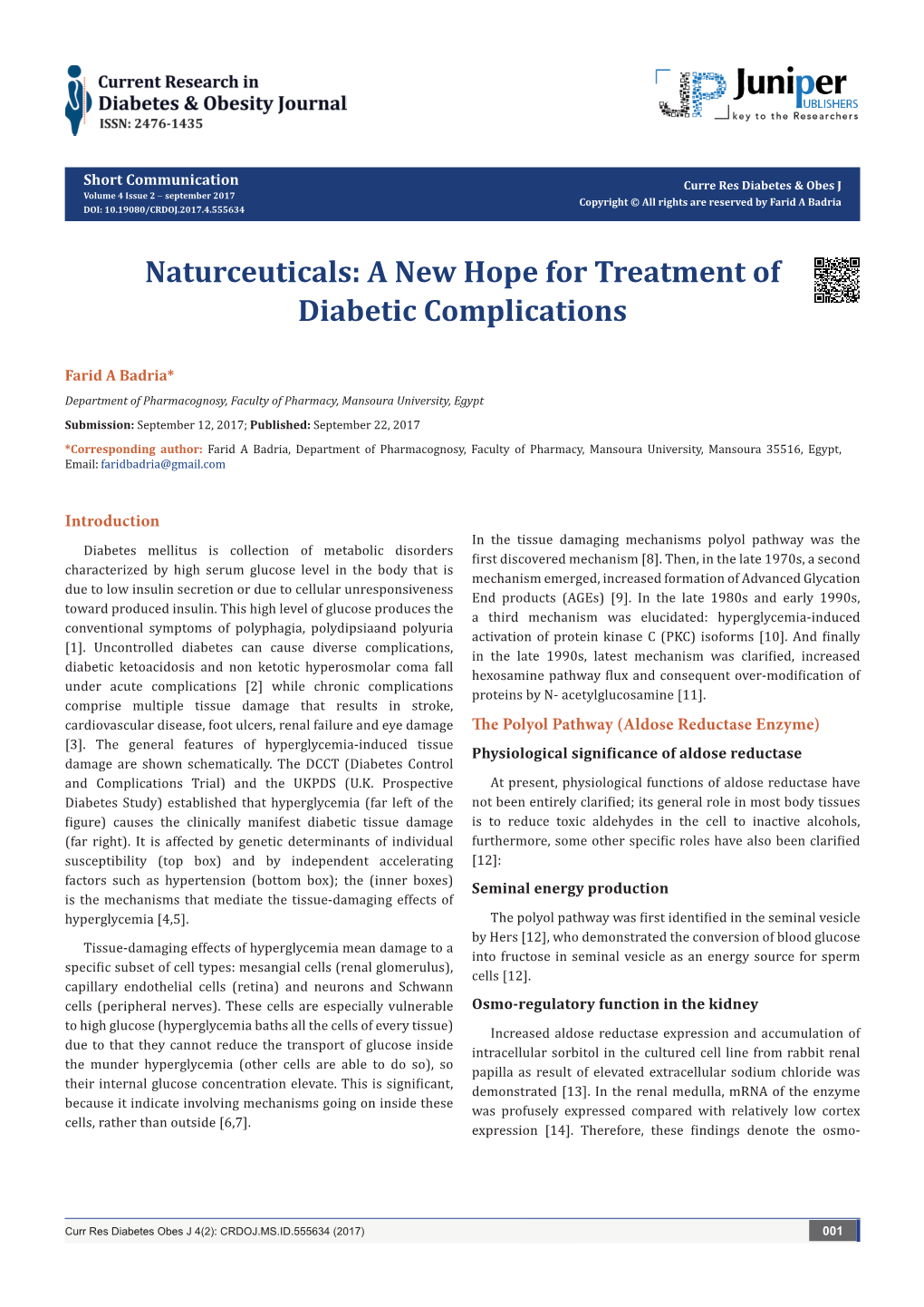 Naturceuticals: a New Hope for Treatment of Diabetic Complications