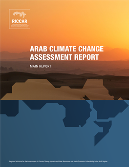 Arab Climate Change Assessment Report: Introduction