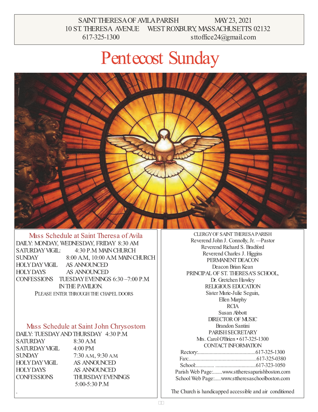 Pentecost Sunday