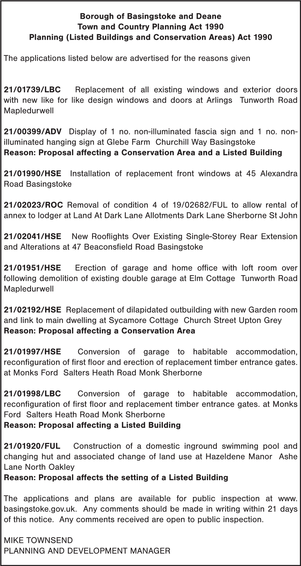 (Listed Buildings and Conservation Areas) Act 1990