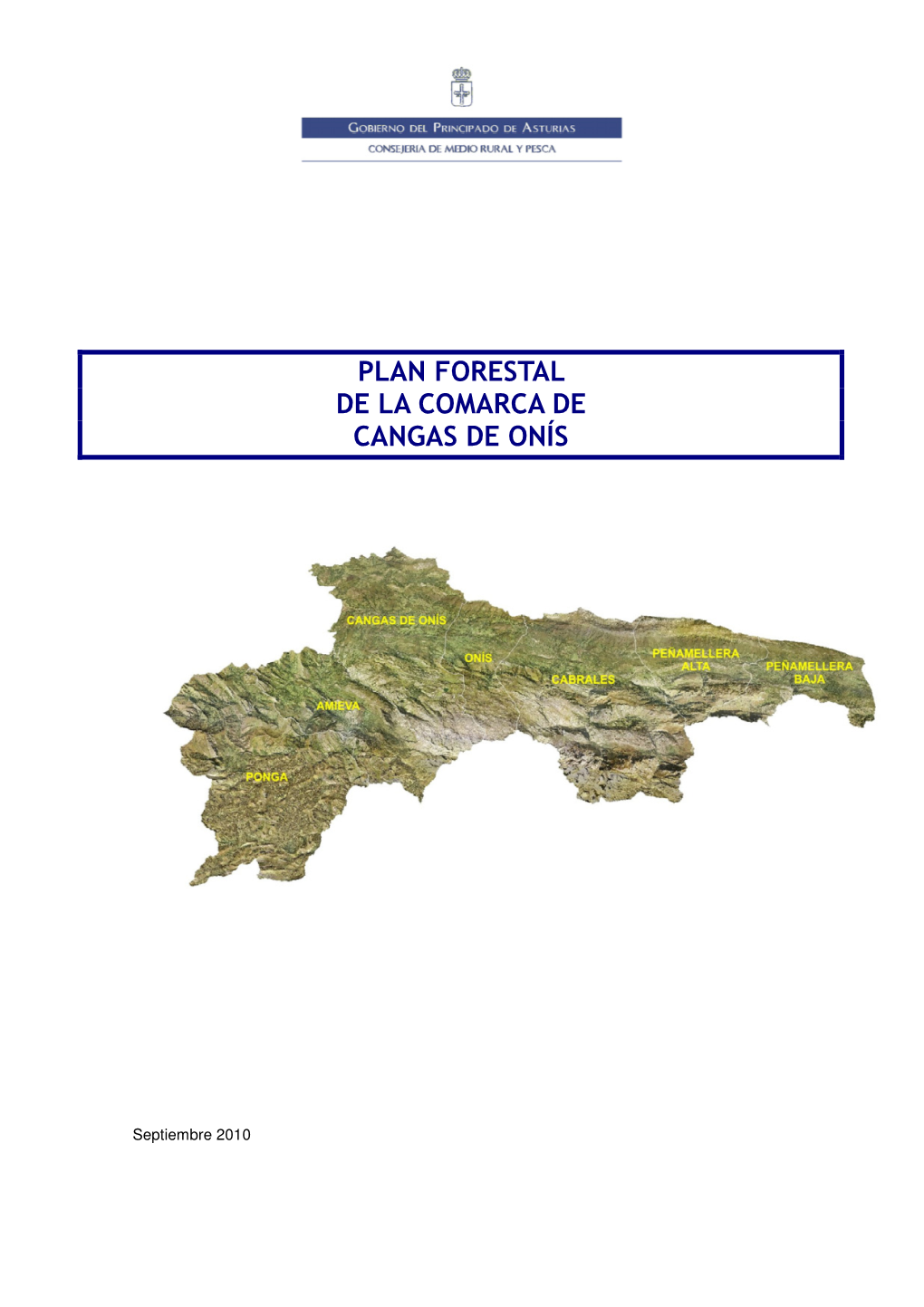 Plan Forestal De La Comarca De Cangas De Onís