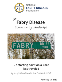 Fabry Disease Community Landscape