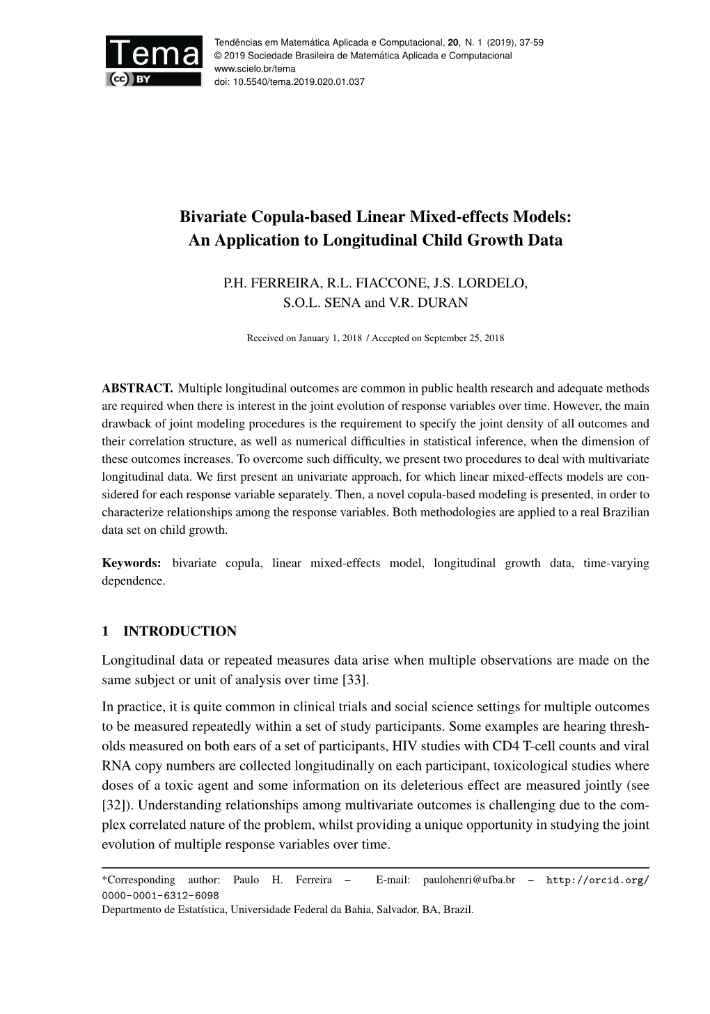 Bivariate Copula-Based Linear Mixed-Effects Models: an Application to Longitudinal Child Growth Data