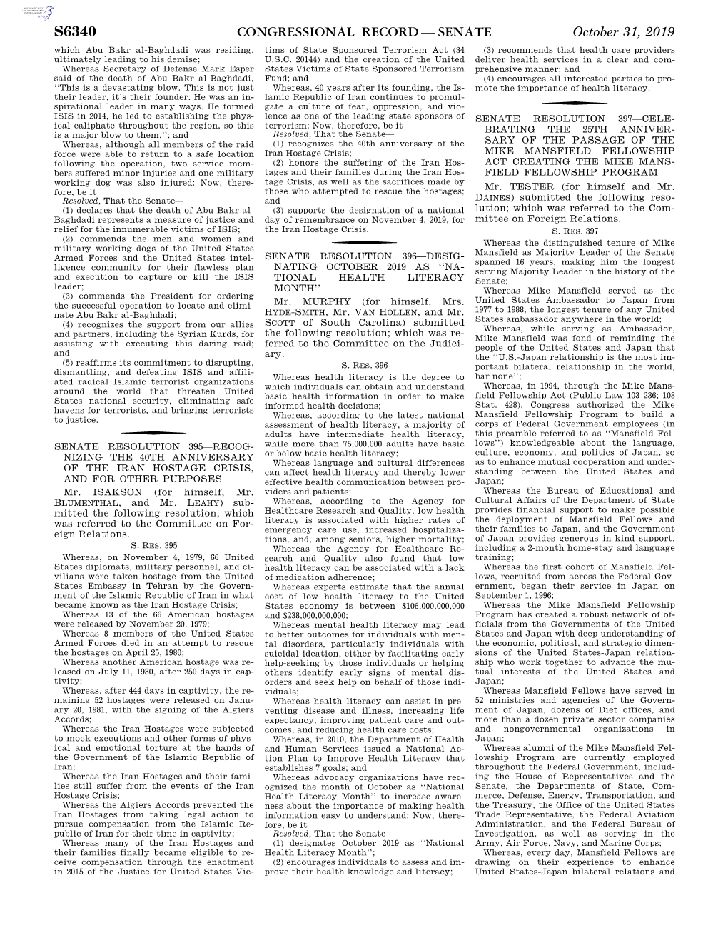 Congressional Record—Senate S6340