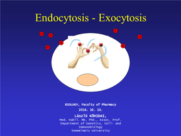 Endocytosis - Exocytosis