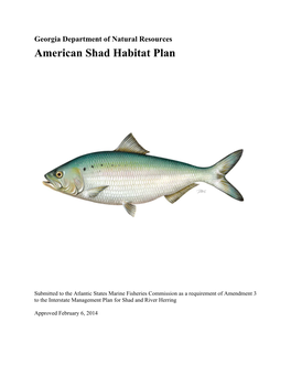 American Shad Habitat Plan