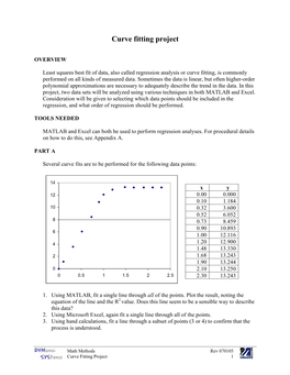 Curve Fitting Project