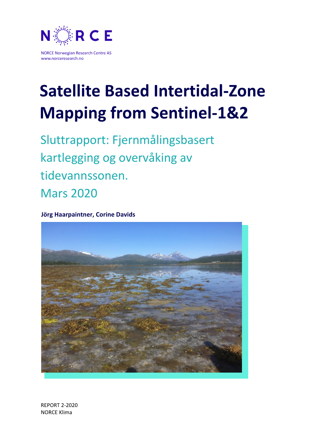 Satellite Based Intertidal-Zone Mapping from Sentinel-1&2