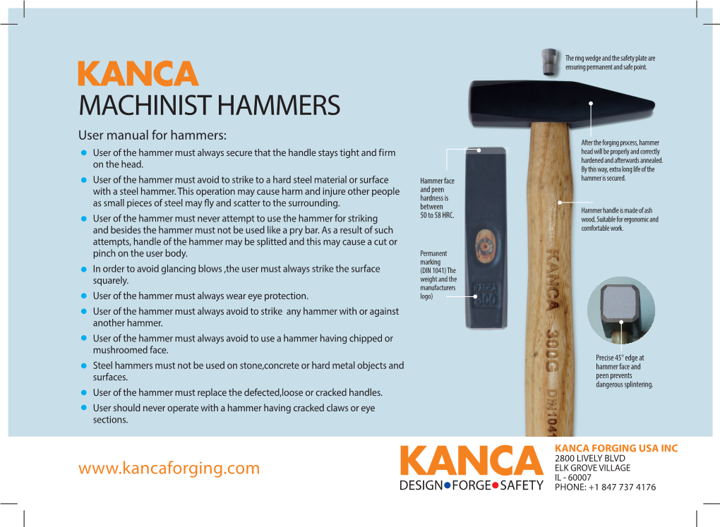 Machinist Hammers