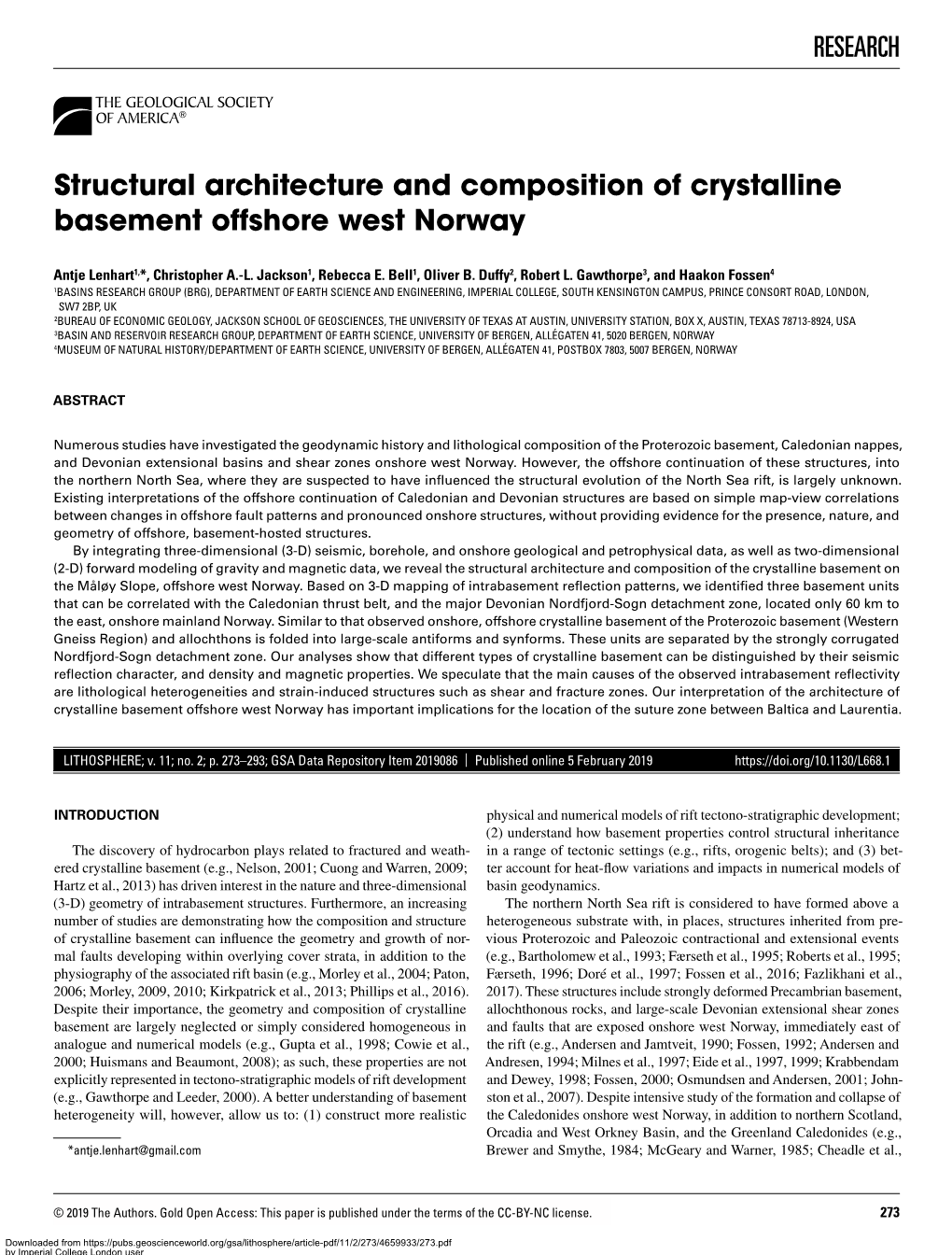 RESEARCH Structural Architecture