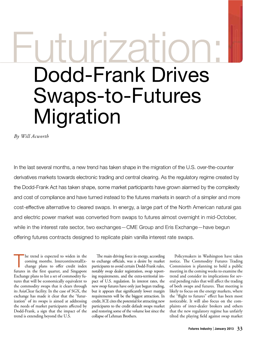 Dodd-Frank Drives Swaps-To-Futures Migration