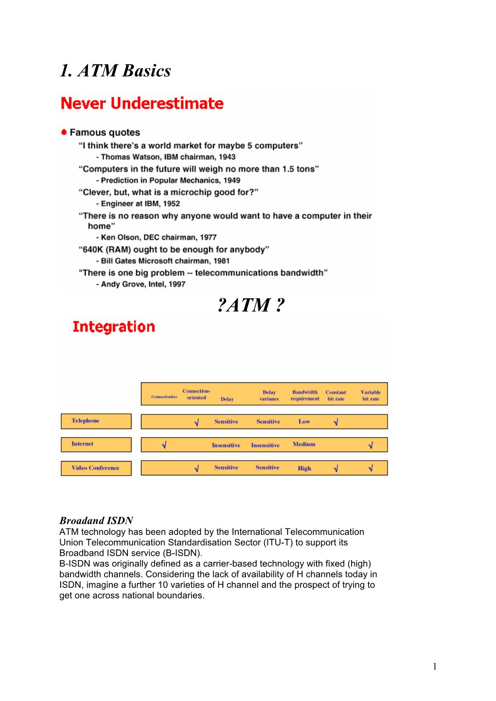 1. ATM Basics