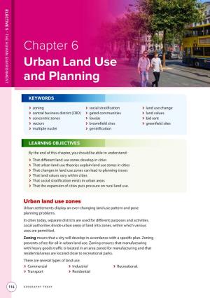 Chapter 6 Urban Land Use and Planning