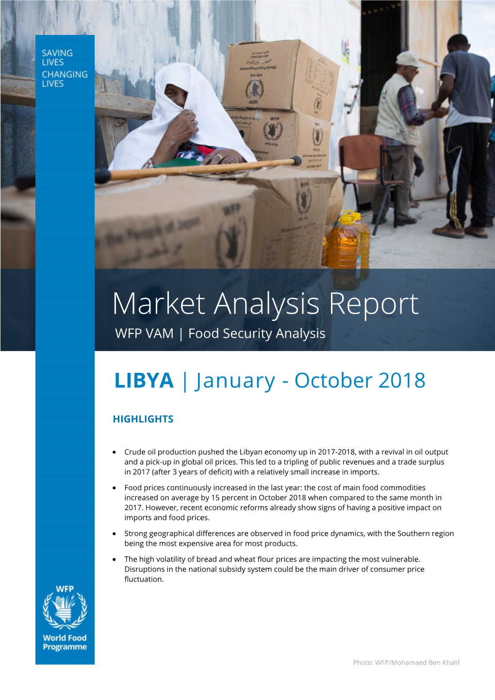 Market Analysis Report WFP VAM | Food Security Analysis