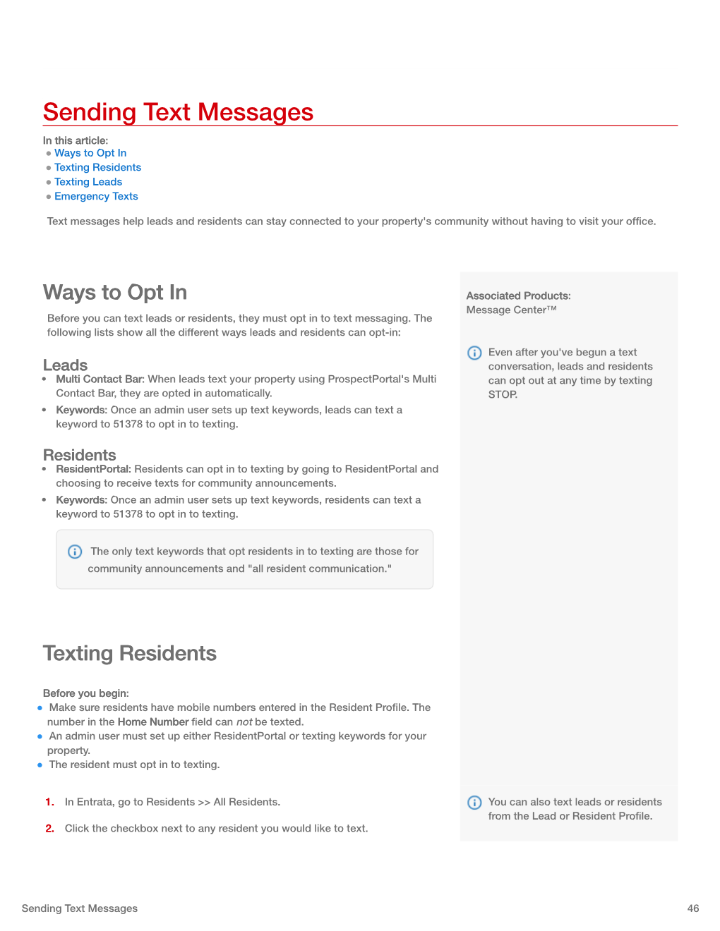 Setting up Text Messaging (Admin)