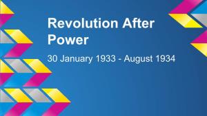 Revolution After Power