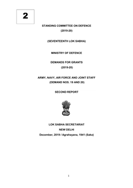 Standing Committee on Defence (2019-20)