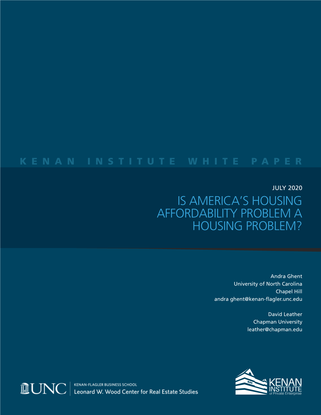 Is America's Housing Affordability Problem A