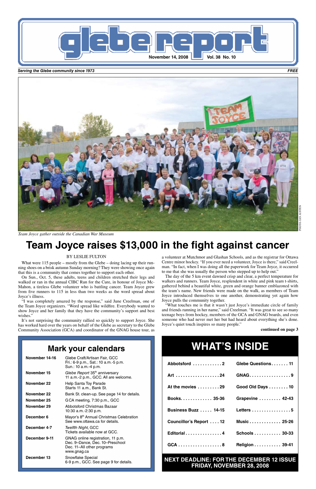 WHAT's INSIDE Team Joyce Raises $13,000 in the Fight Against Cancer