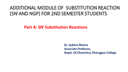 (Sni and NGP) for 2ND SEMESTER STUDENTS