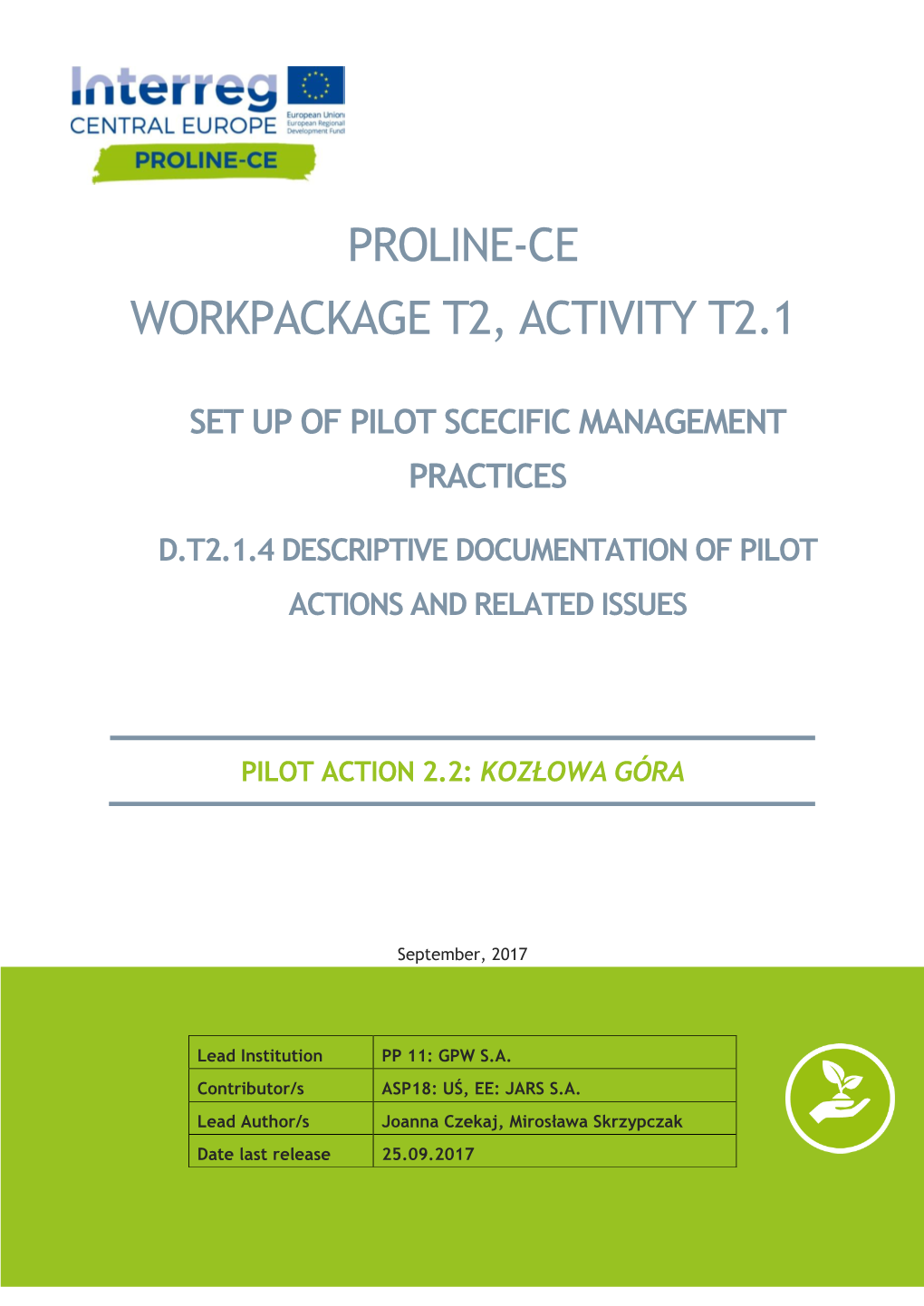 PROLINE-CE Word Template