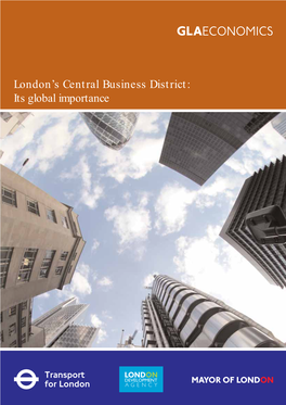 London's Central Business District: Its Global Importance