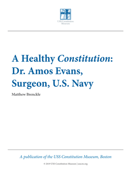 A Healthy Constitution: Dr