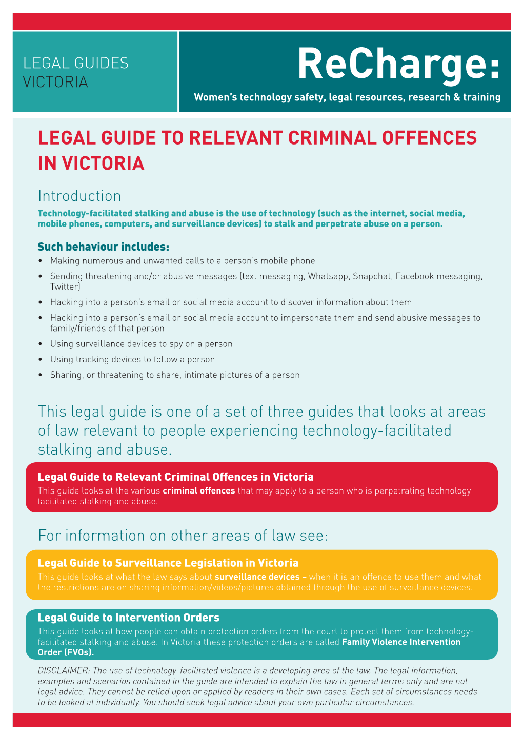 Recharge-Legal-Guide-VIC-Criminal-Offences.Pdf