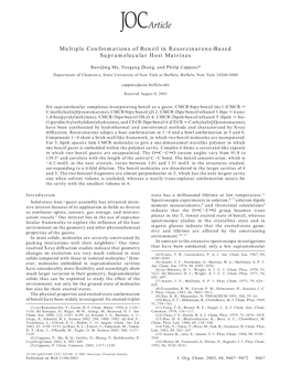 Multiple Conformations of Benzil in Resorcinarene-Based Supramolecular Host Matrixes