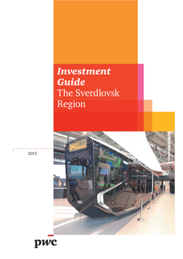 Investment Guide the Sverdlovsk Region