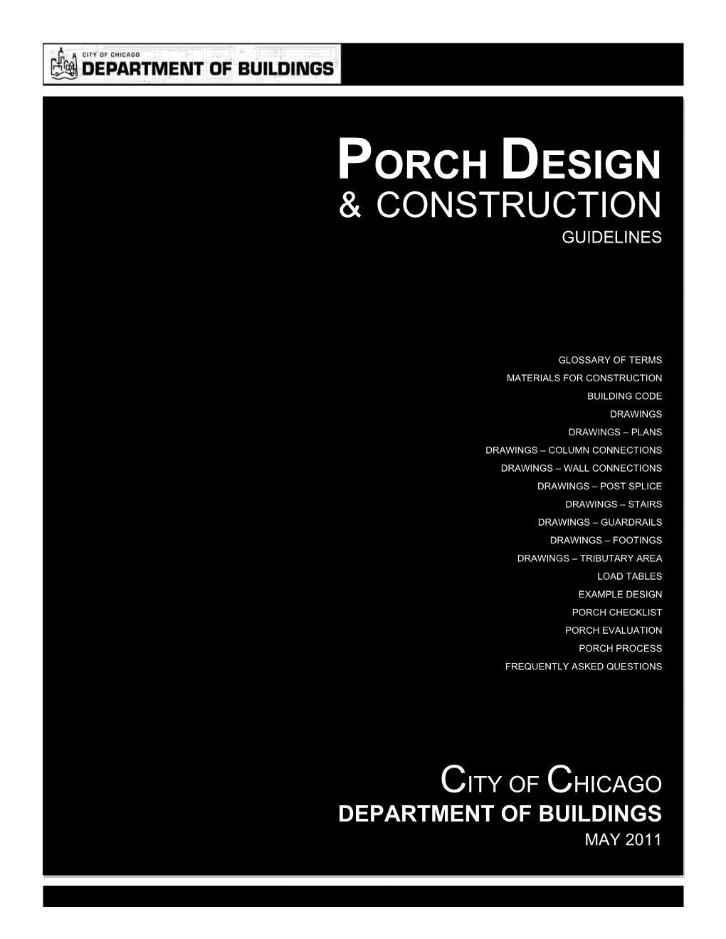 Porch Design & Construction Guidelines