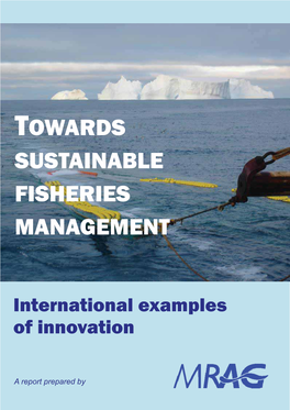 Innovative Approaches to Fisheries Management