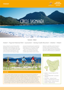 6 Days Circle Tasmania