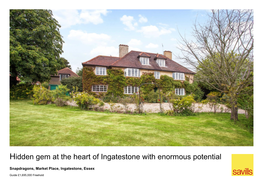 Hidden Gem at the Heart of Ingatestone with Enormous Potential