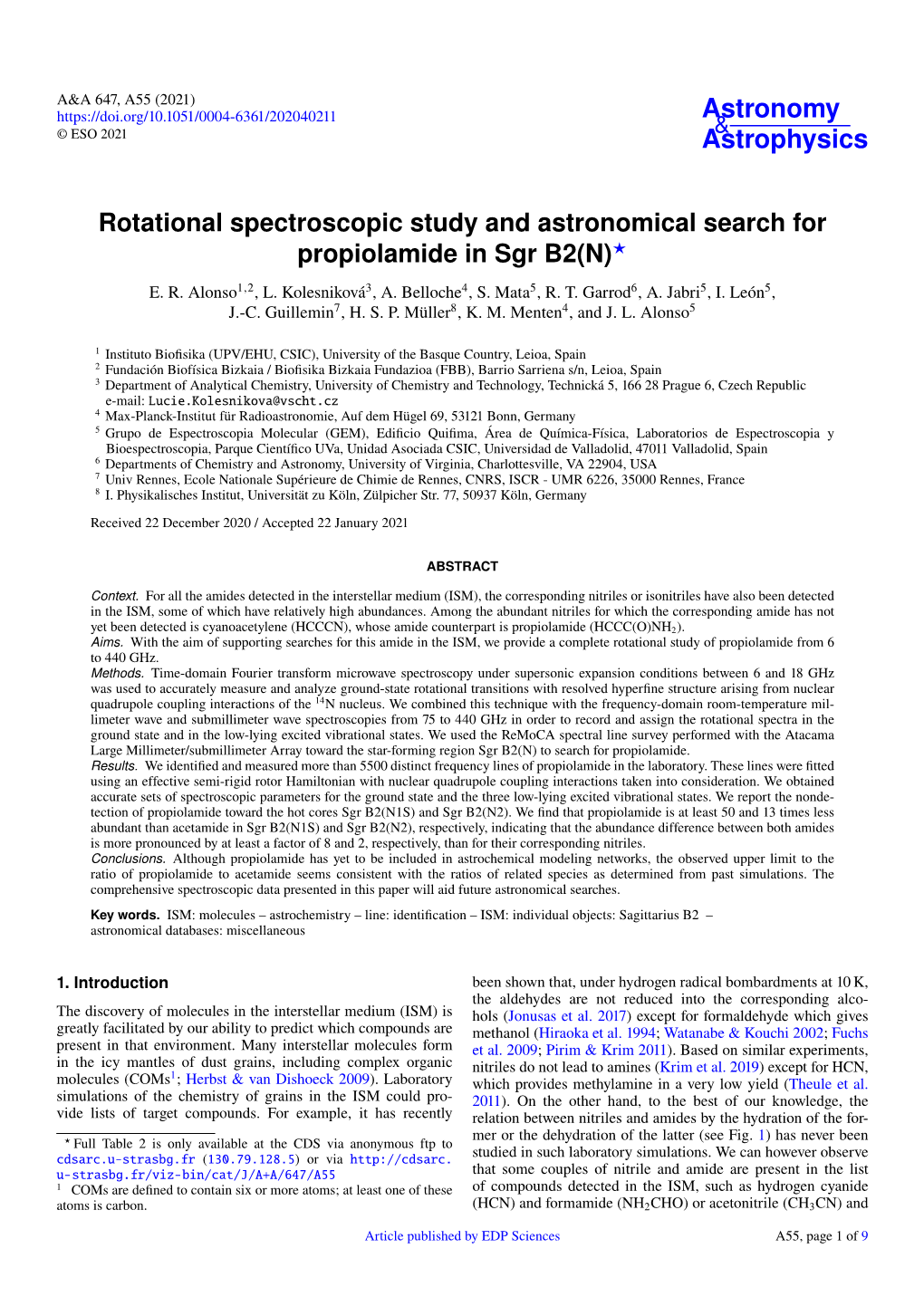 Rotational Spectroscopic Study and Astronomical Search for Propiolamide in Sgr B2(N)? E
