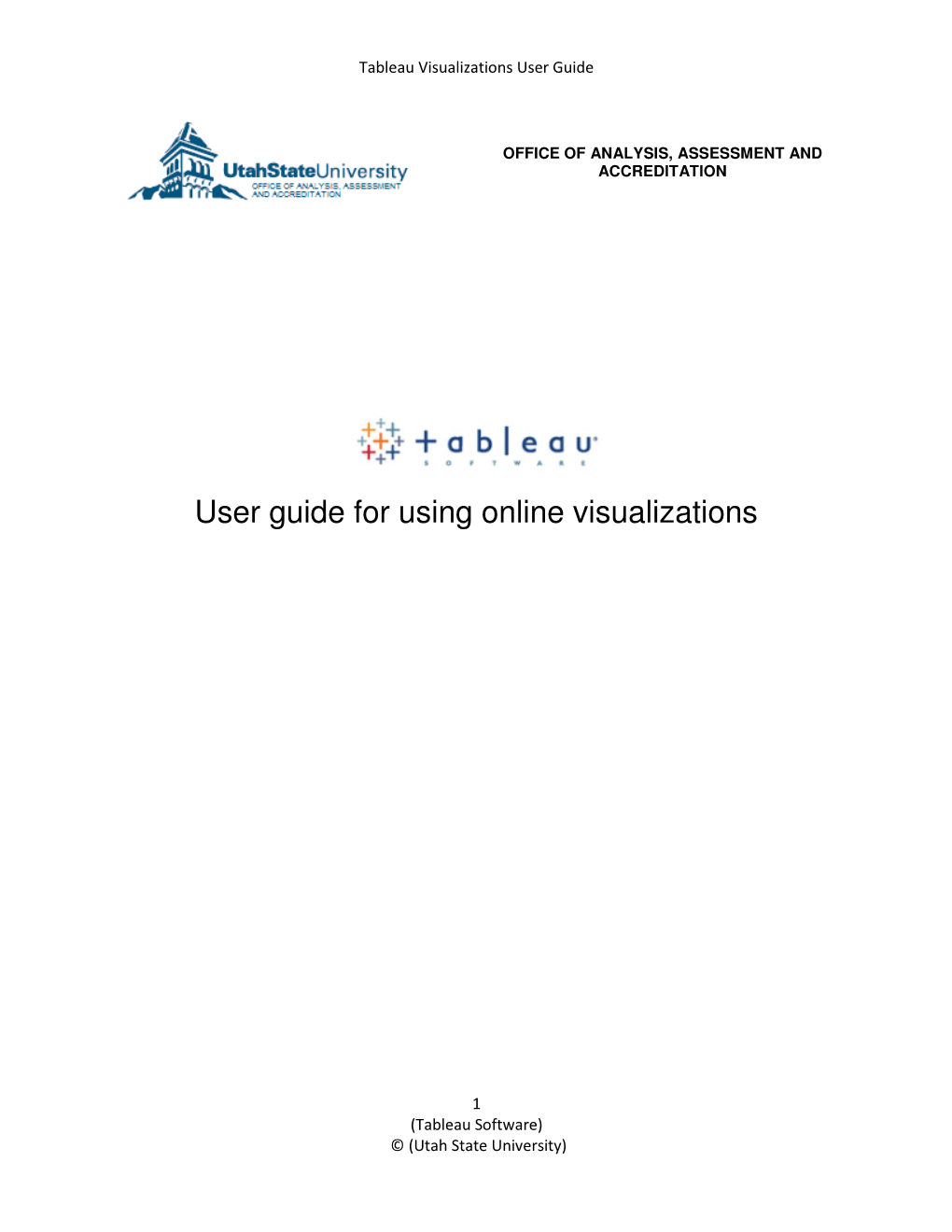User Guide for Using Online Visualizations