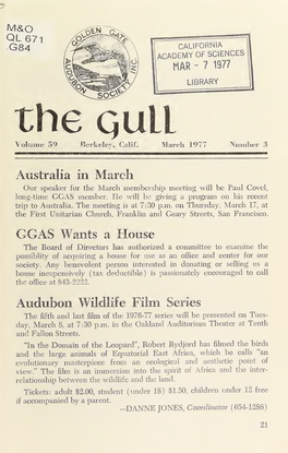 THE GULL March 1977