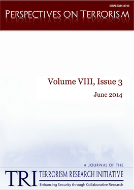 Perspectives on Terrorism, Volume 8, Issue 3