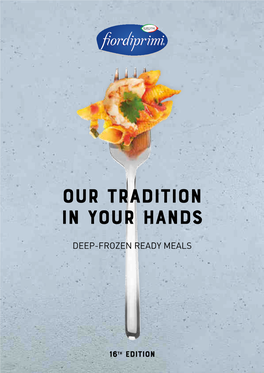 Our Tradition in Your Hands