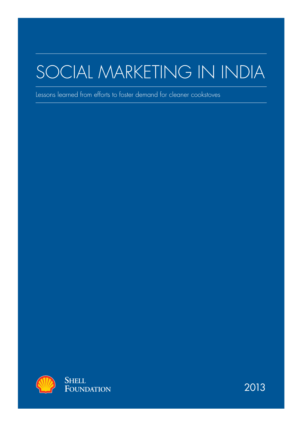 Social Marketing in India