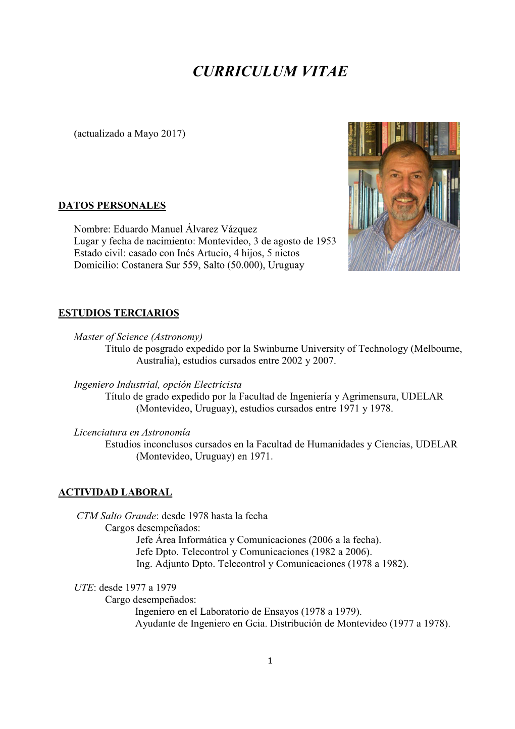 Curriculum Vitae