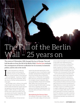 The Fall of the Berlin Wall 25 Years On